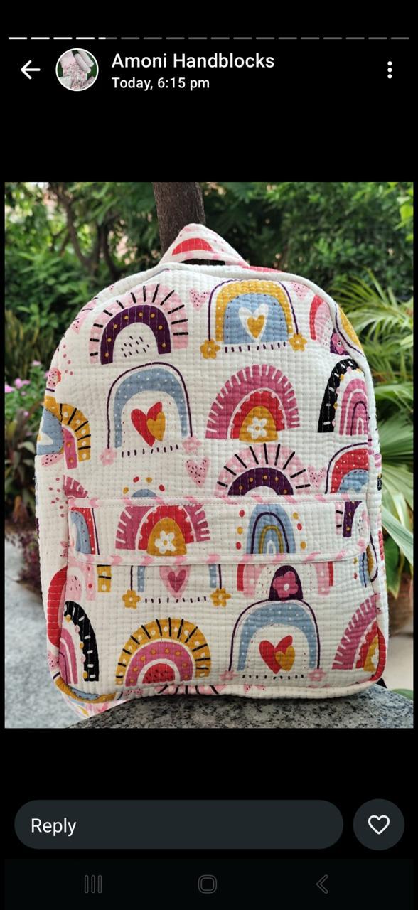 Little Heart - Cotton Kids Backpacks