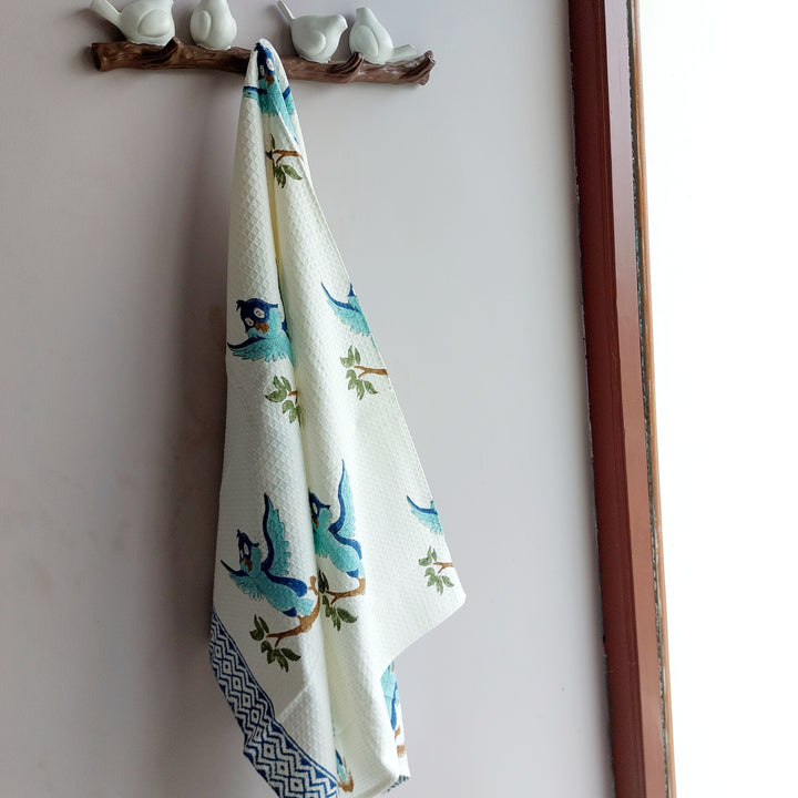 Blue Bird - Cotton Waffle Kids Towel