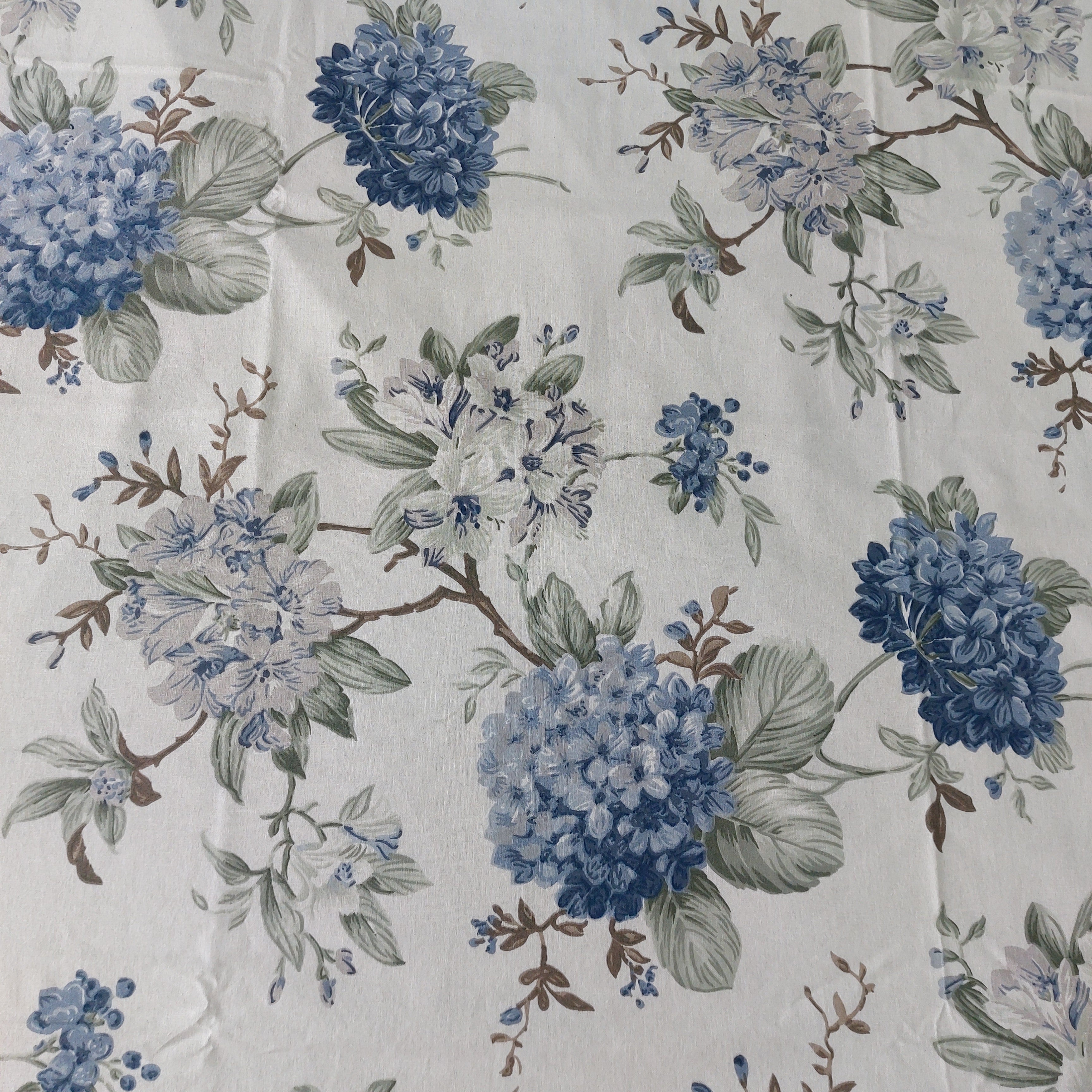 Blue Bloom - Lace Designed Pure Cotton Bedsheet Set