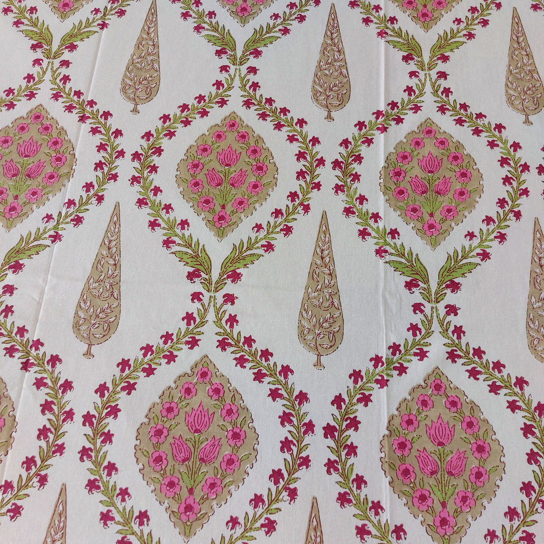 Mewar Motifs - Lace Designed Pure Cotton Bedsheet Set