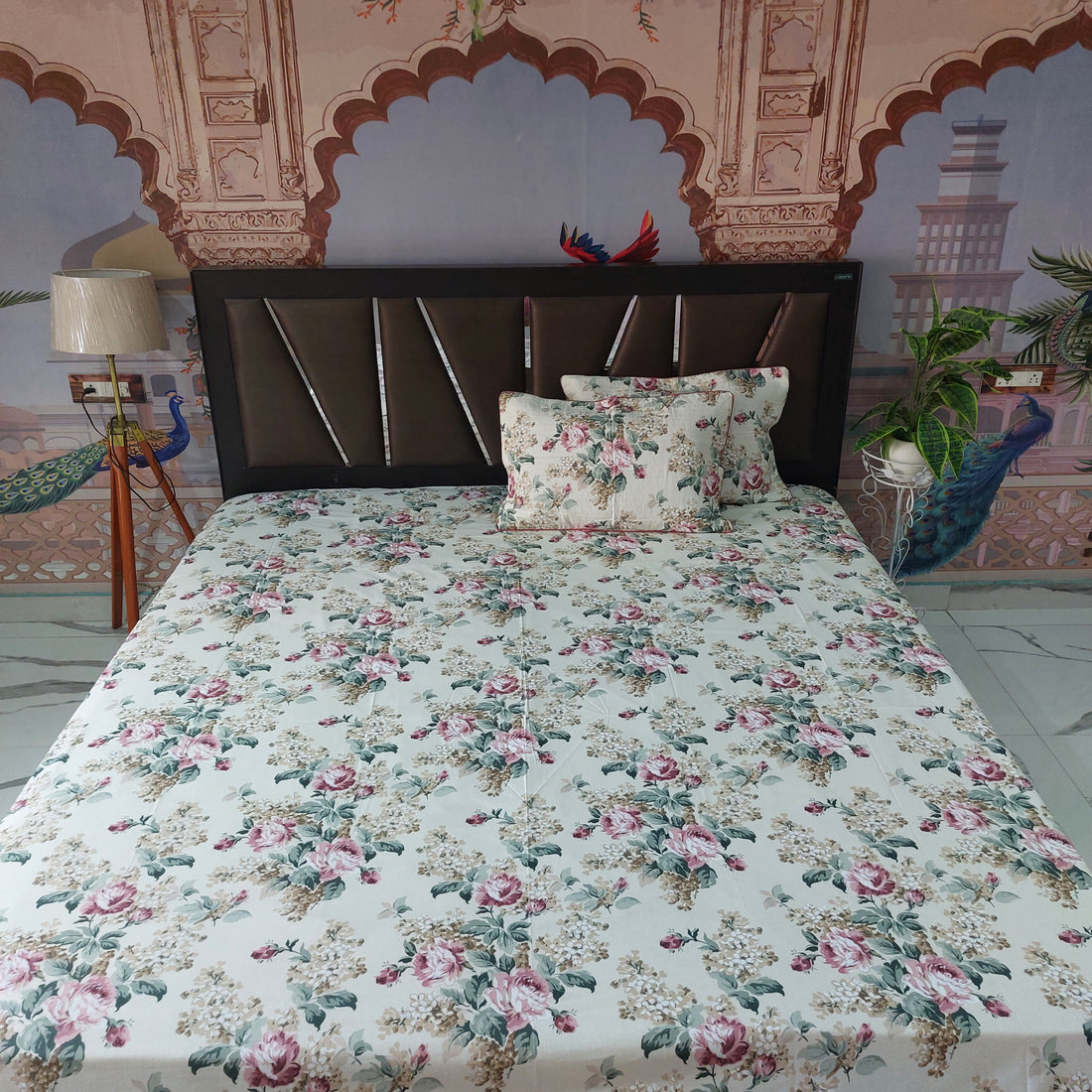 Vintage Rose - Pure Cotton Bedsheet Set