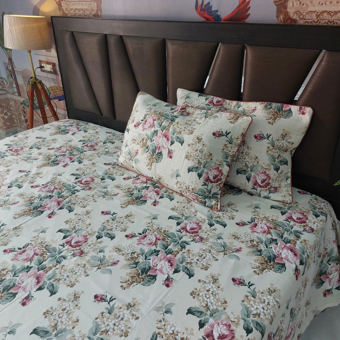Vintage Rose - Pure Cotton Bedsheet Set