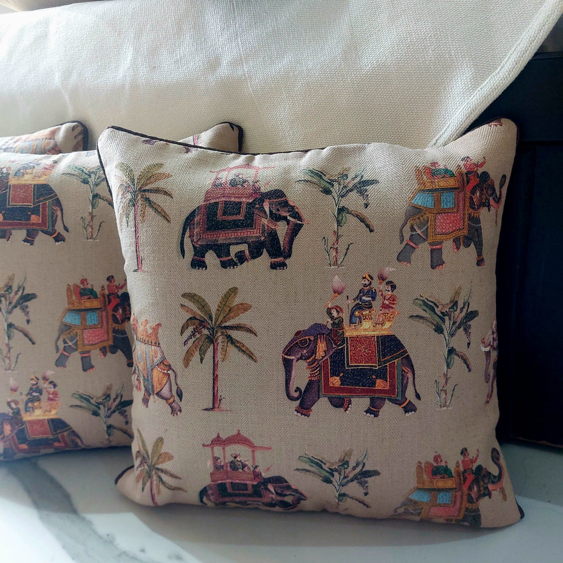 Royal Garden - Set of 5  Printed Cushion Covers