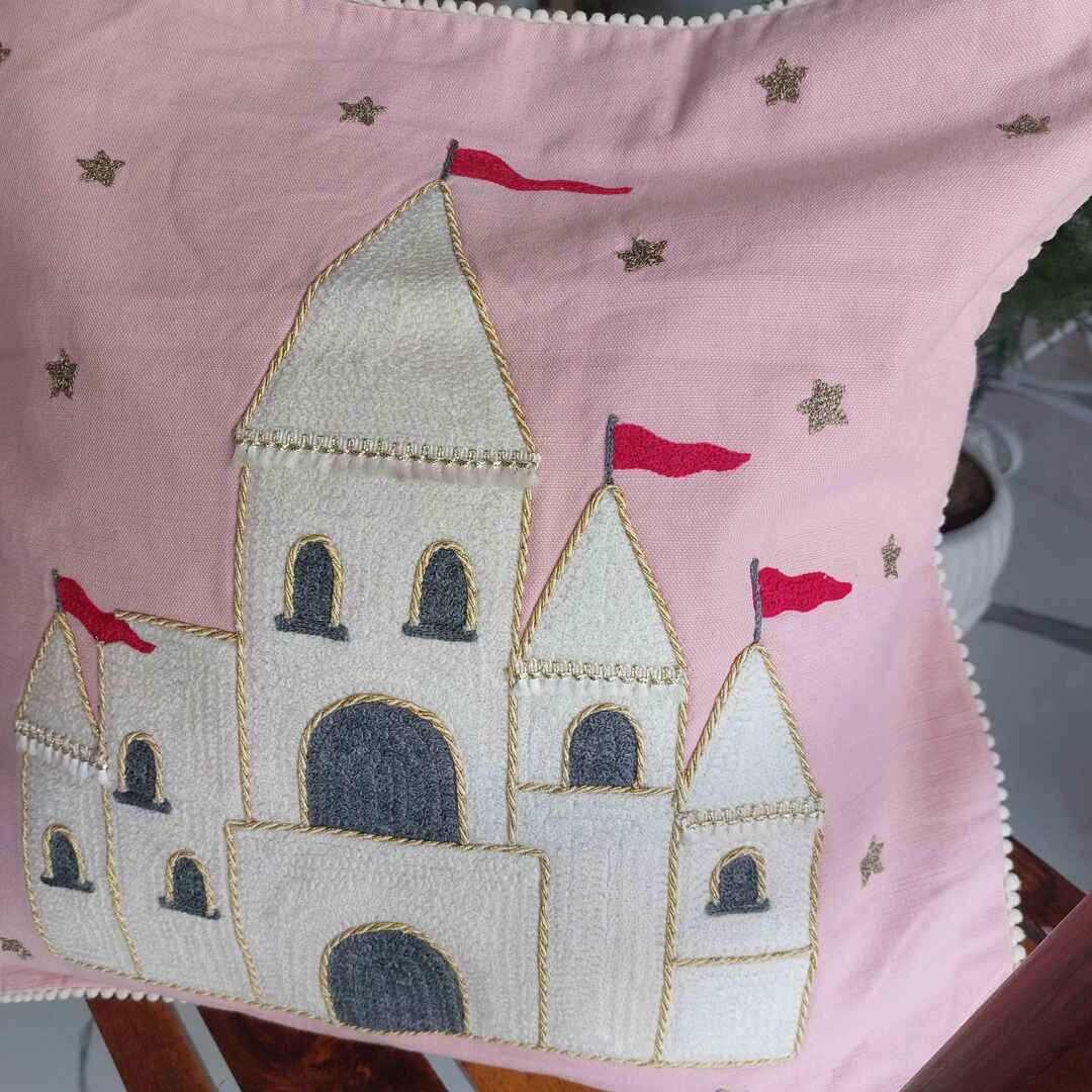 Castle - Single Cushion Cover The Cotton Stories