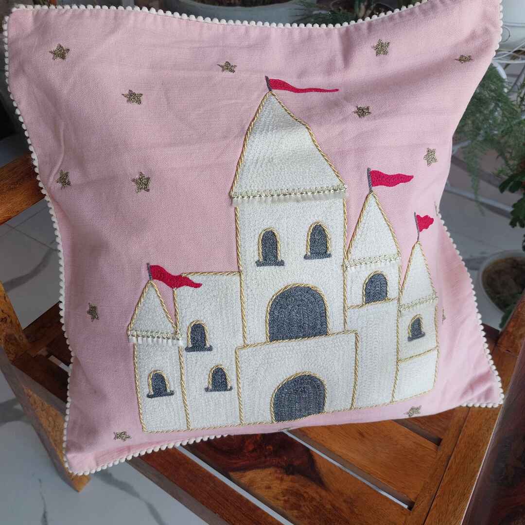 Castle - Single Cushion Cover The Cotton Stories