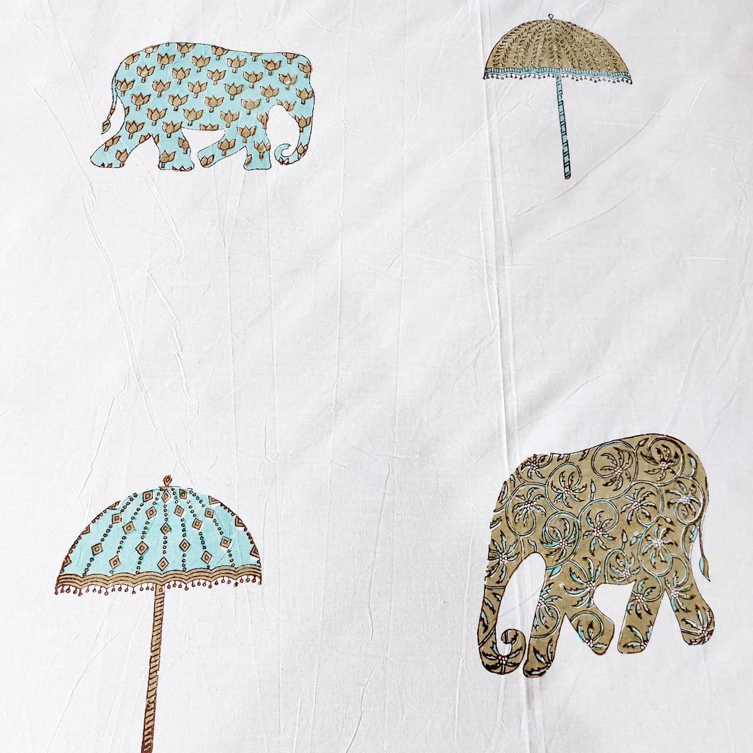 Jodhpuri Percale Cotton Bedsheet Set