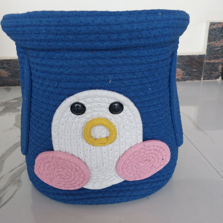 Oswald Penguin (Blue) - Multipurpose Storage Boxes The Cotton Stories