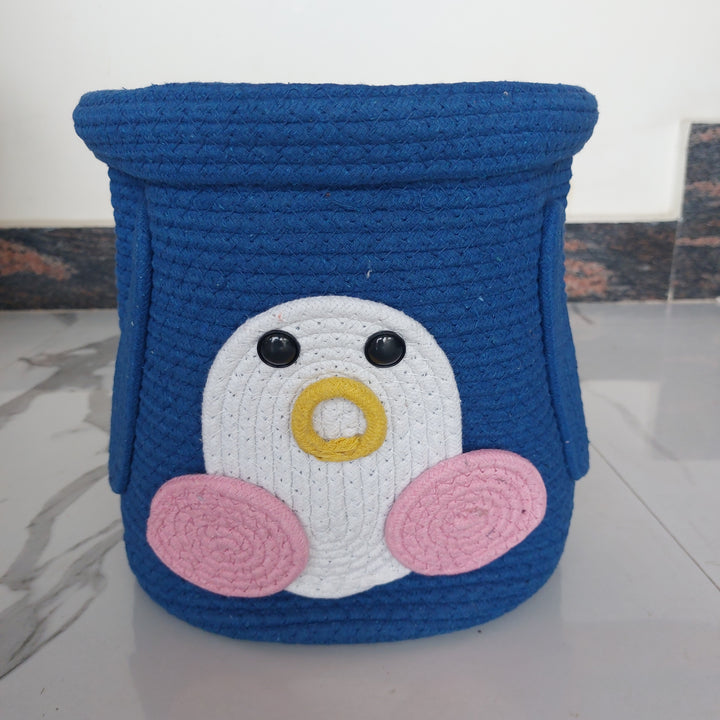 Oswald Penguin (Blue) - Multipurpose Storage Boxes The Cotton Stories