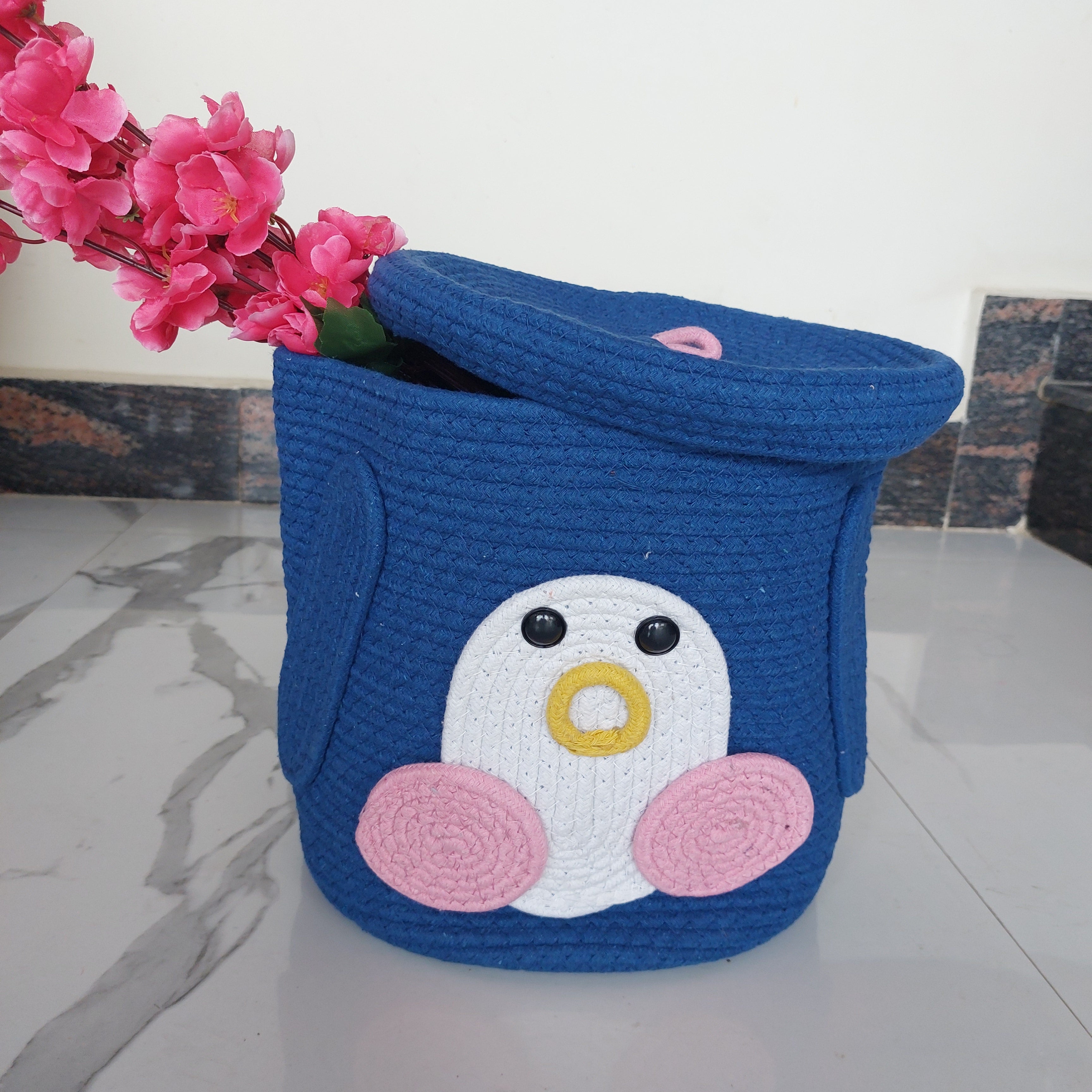 Oswald Penguin (Blue) - Multipurpose Storage Boxes The Cotton Stories