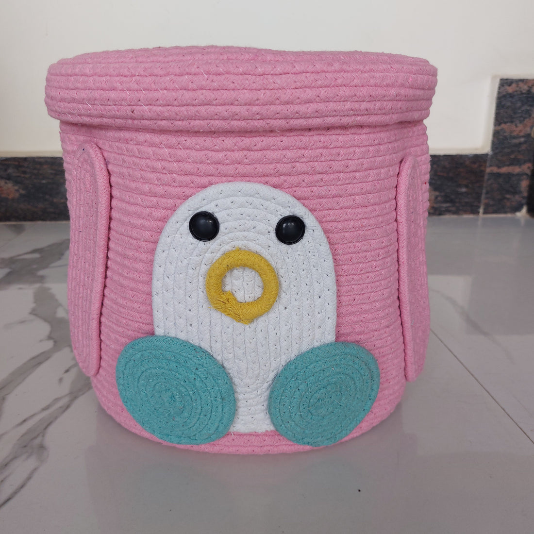 Oswald Penguin (Pink) - Multipurpose Storage Boxes The Cotton Stories