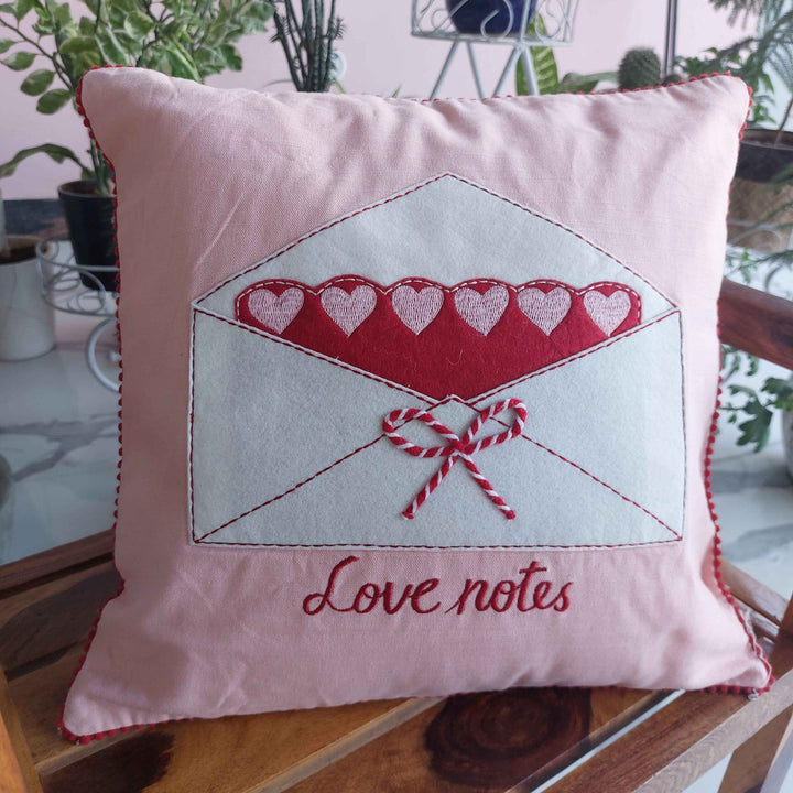 Love Notes - Set of 2 Cushion Cover The Cotton Stories