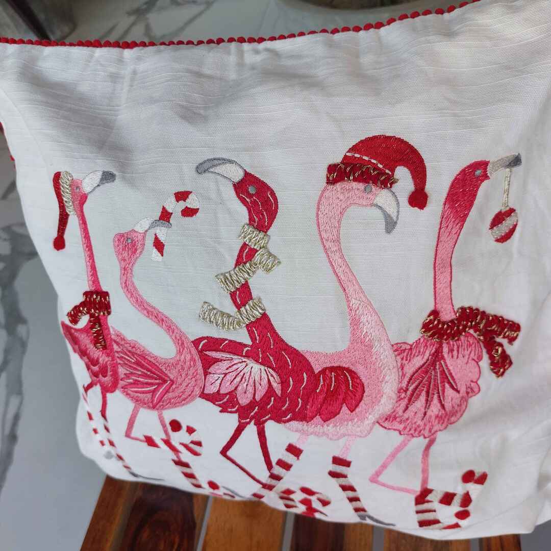 Pink flamingos - Set of 2 Cushion Cover The Cotton Stories