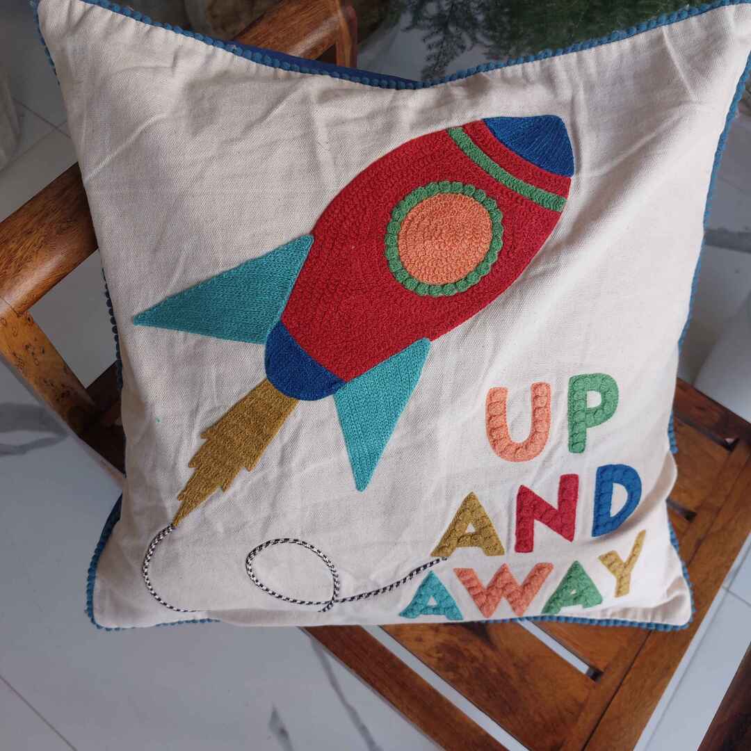 Up And Away - Single Cushion Cover The Cotton Stories