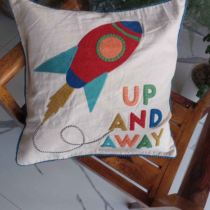 Up And Away - Single Cushion Cover The Cotton Stories