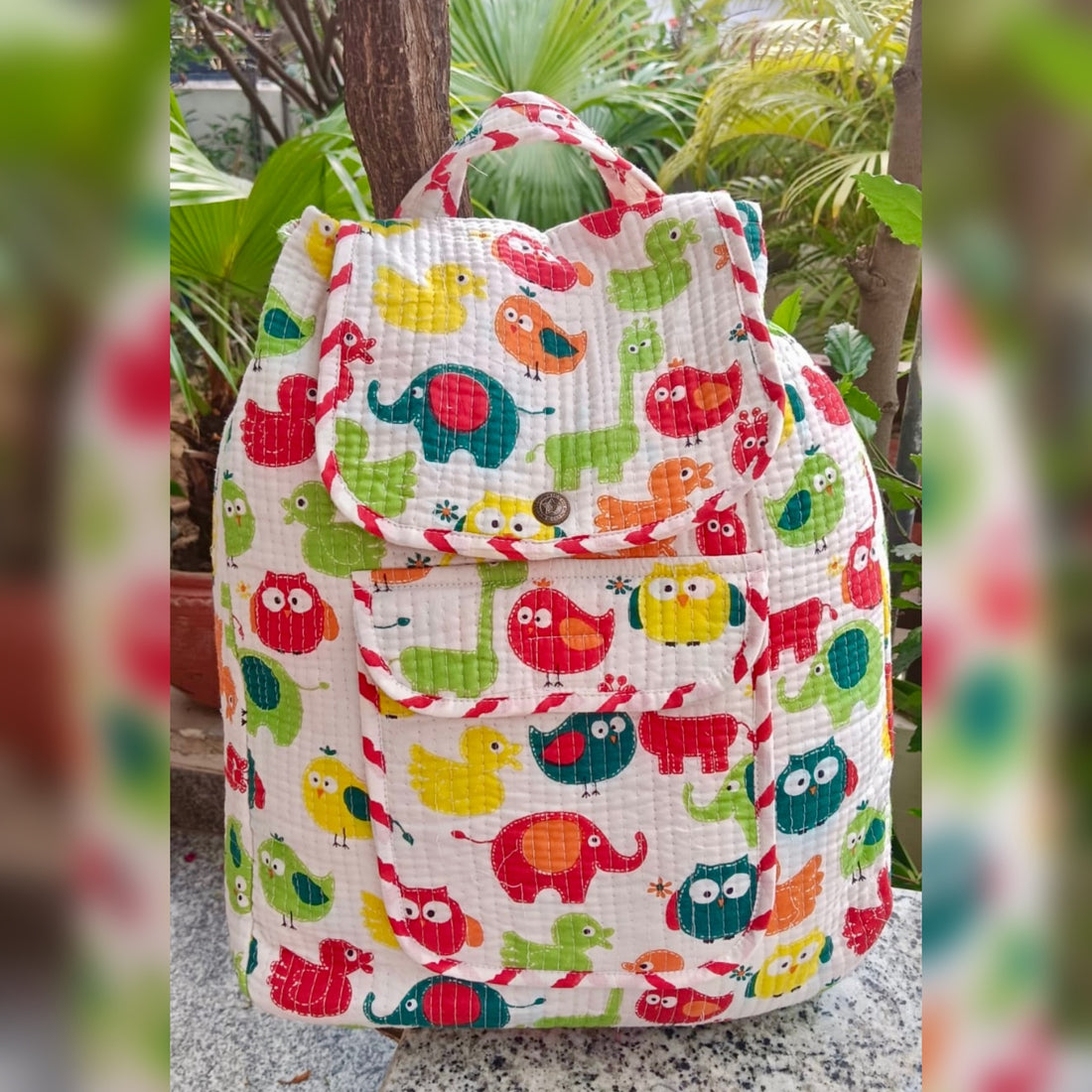 Crayon Zoo - Cotton Kids Backpacks The Cotton Stories