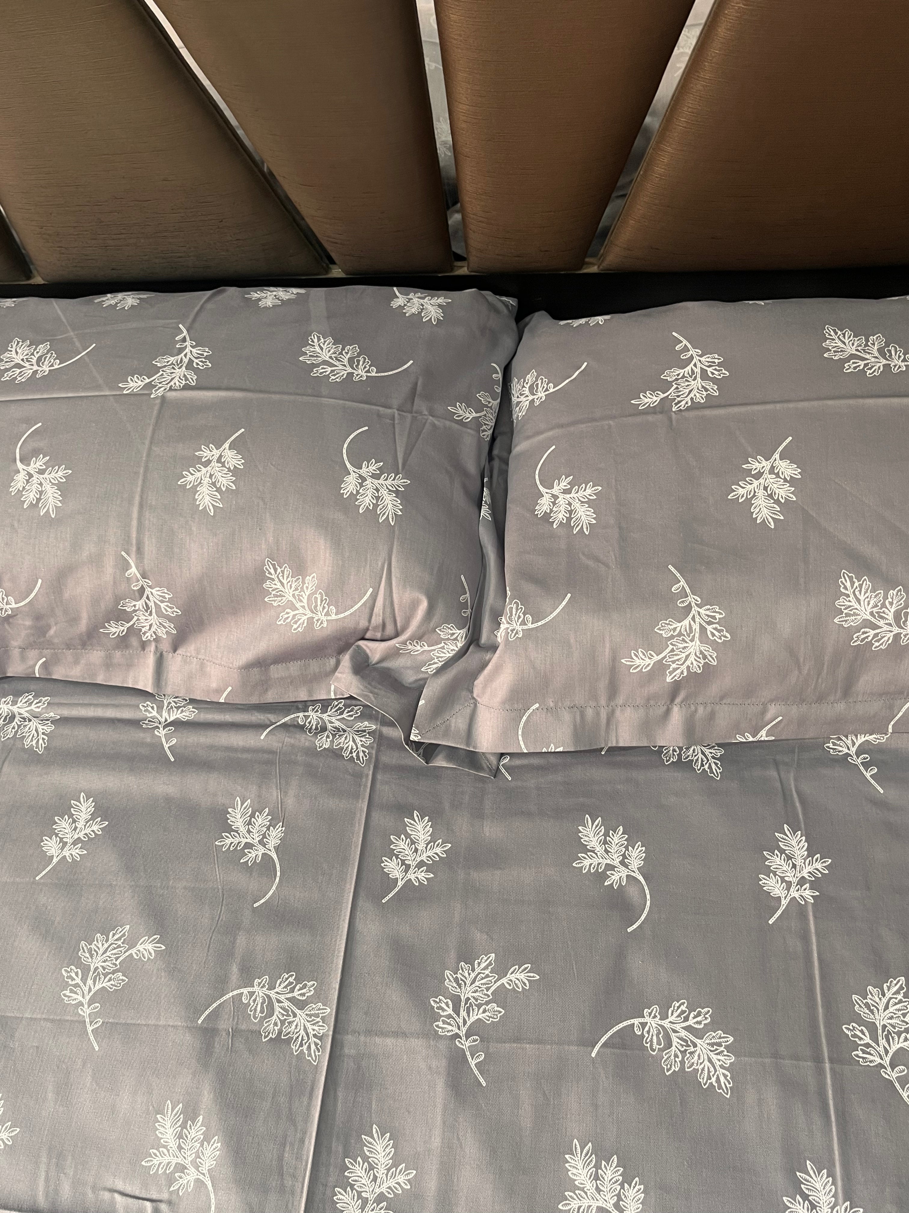 Shades of Grey - Pure Cotton Luxury Bedsheet Set