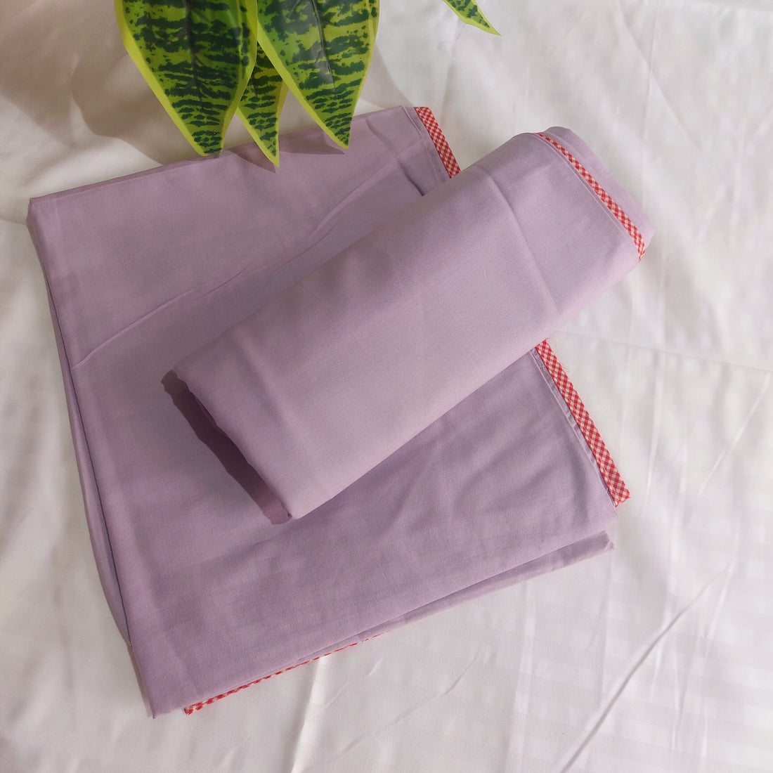 Plain Lavender - Set of 2 Chadar / Single Layer Dohar