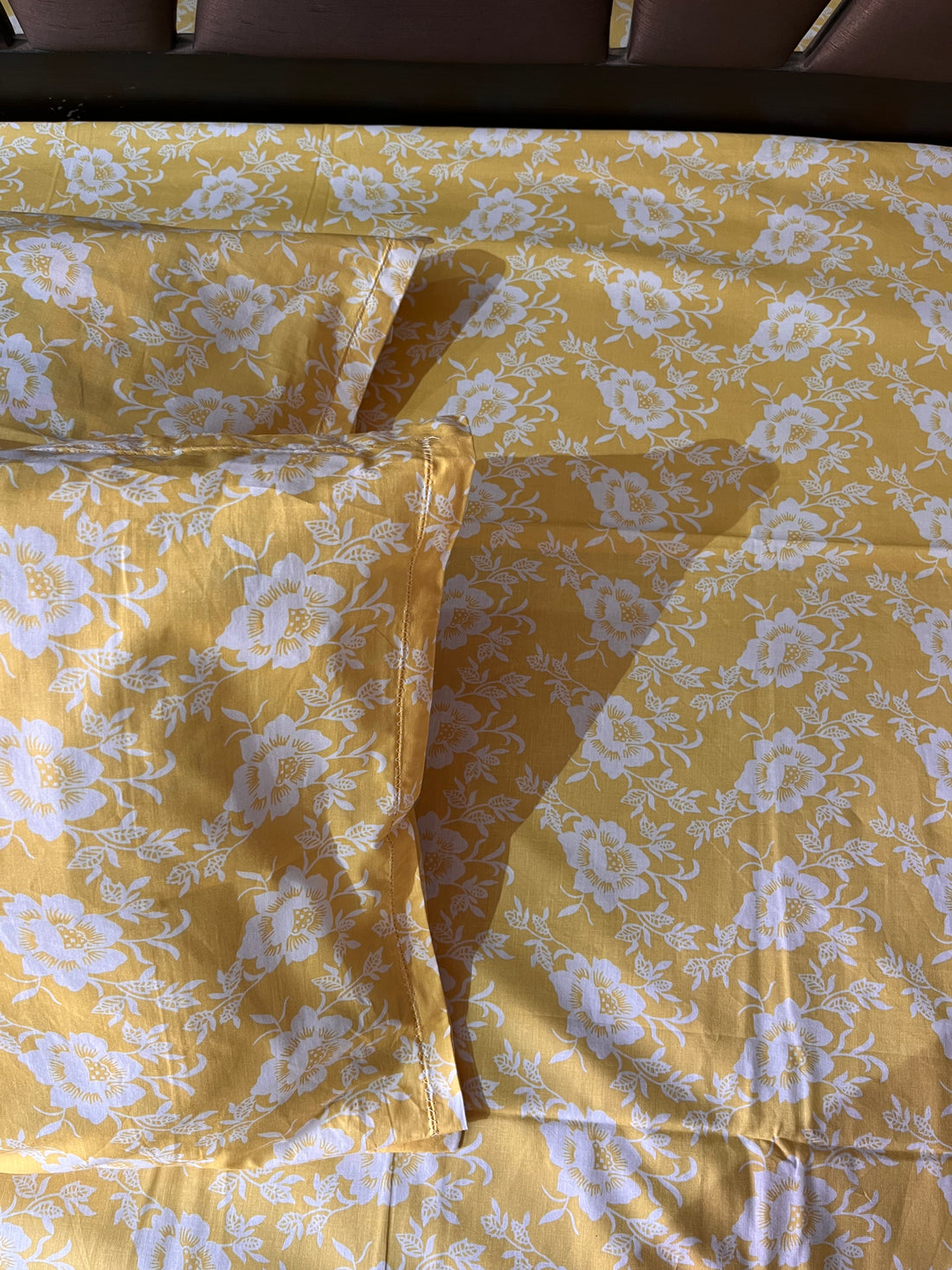 Yellow Rose - 100% Cotton Bedsheet Set