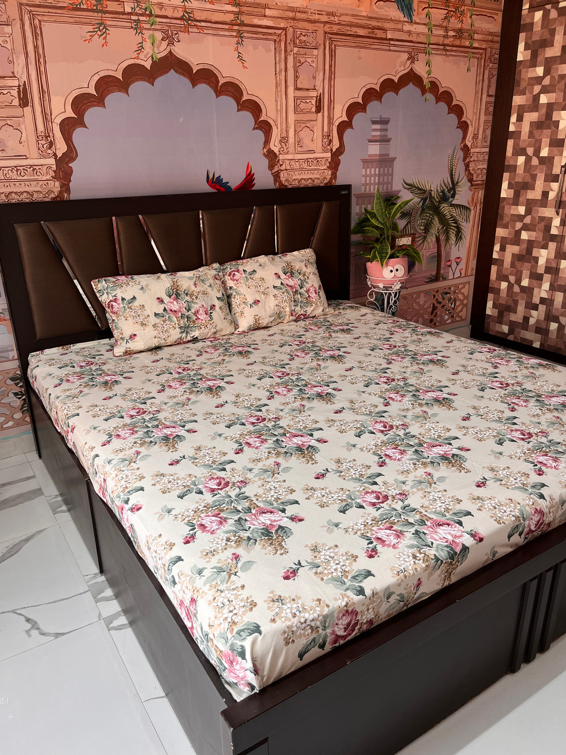 Gulaab - Pure Cotton Bedsheet Set